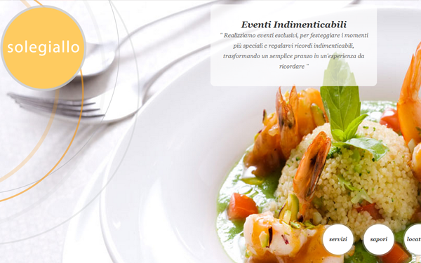 restaurant fancy website big background layout effects