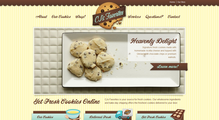 Bakery Web Design