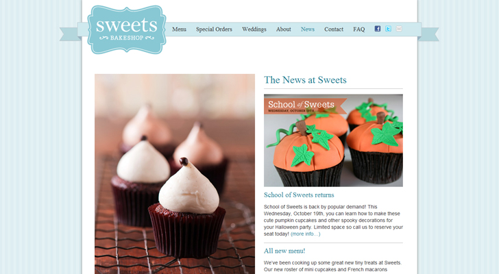 Bakery Web Design