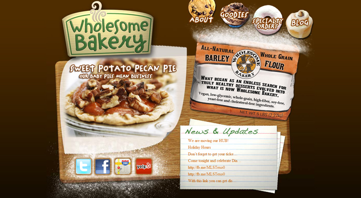 Bakery Web Design