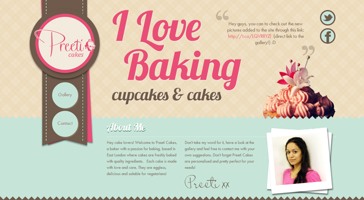 Bakery Web Design