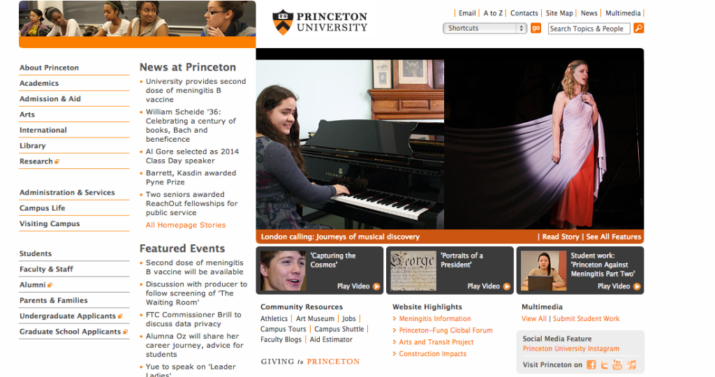 Princeton Screenshot