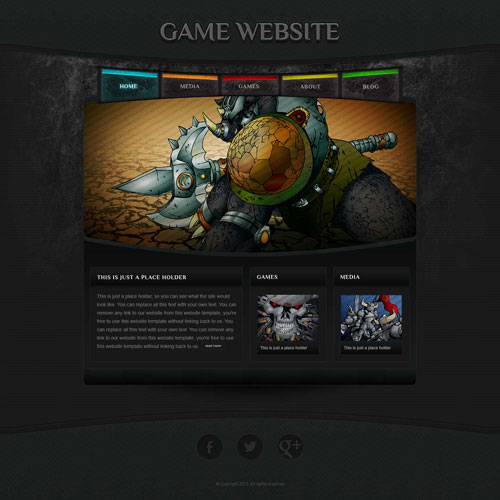 thiết kế web game