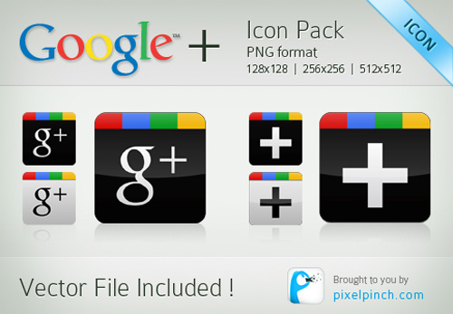 google plus icons