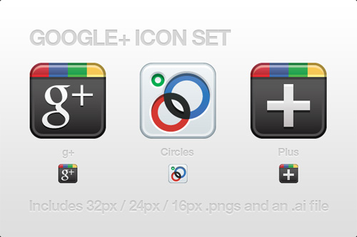 google plus icons