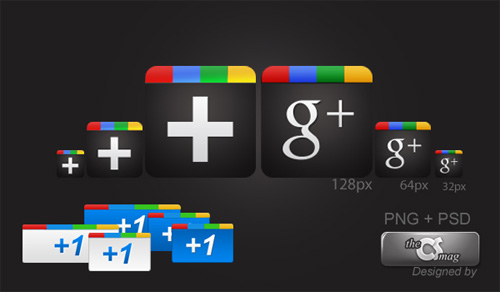 google plus icons