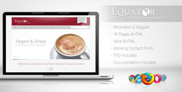 Equator - Minimalist Business Template 5