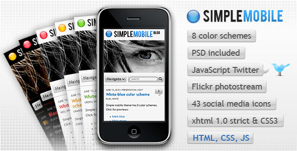 Simple Mobile template