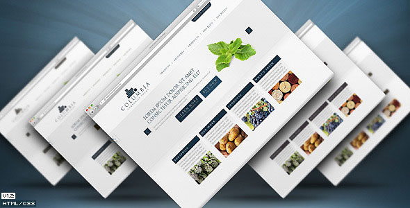 Columbia Corporate Theme with Product Showcase