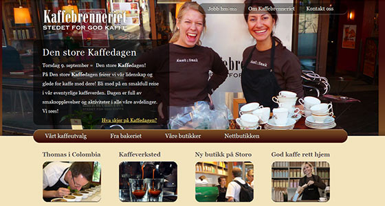 Bộ sưu tầm 90 mẫu thiết kế web cà phê độc đáo