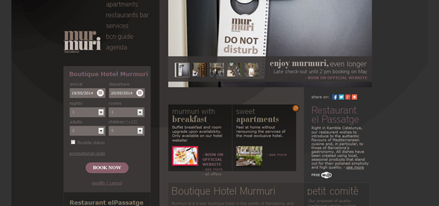 15 thiết kế website khách sạn ấn tượng