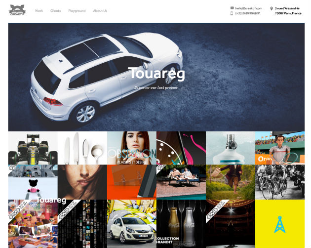 20 Thiết kế web sáng tạo truyền cảm hứng năm 2014