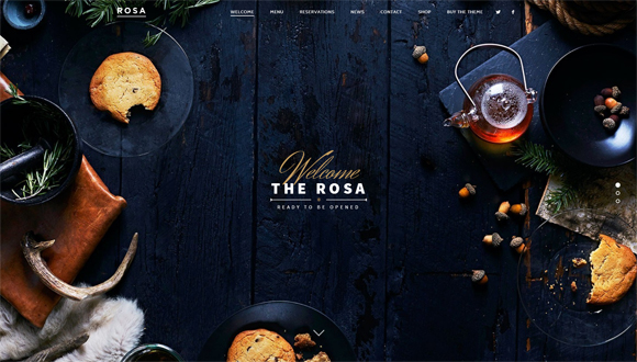 30 Thiết kế web nhà hàng với những món ăn và nước uống tuyệt vời