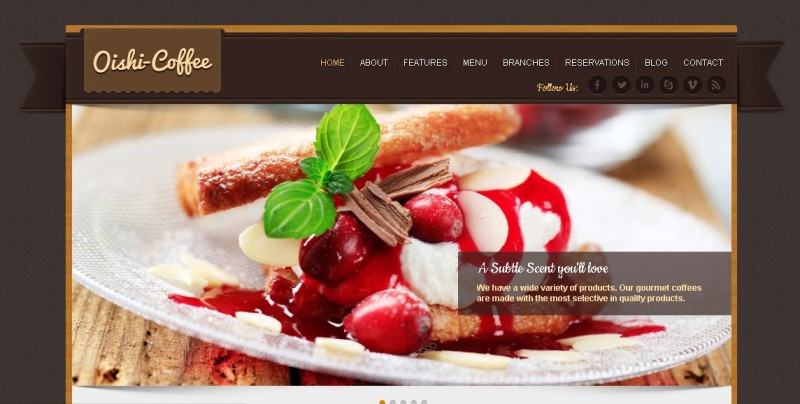 Oishi WordPress Theme