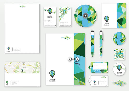 bộ nhận diện thương hiệu Acesso Personal Travel Corporate Identity