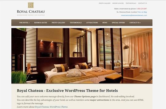 Các theme WordPress cho khách sạn tốt nhất năm 2014