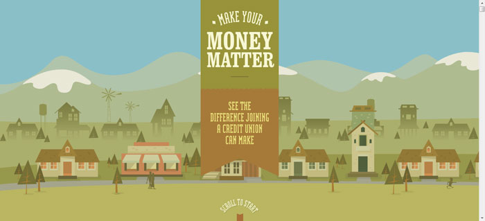 makeyourmoneymatter.org scroll based site design