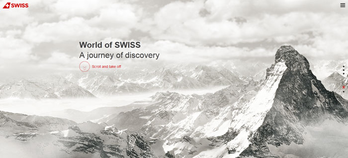 world-of-swiss.com scroll based site design