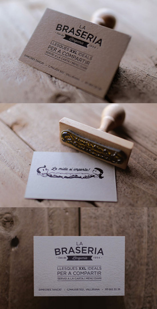 La Braseria Business Card