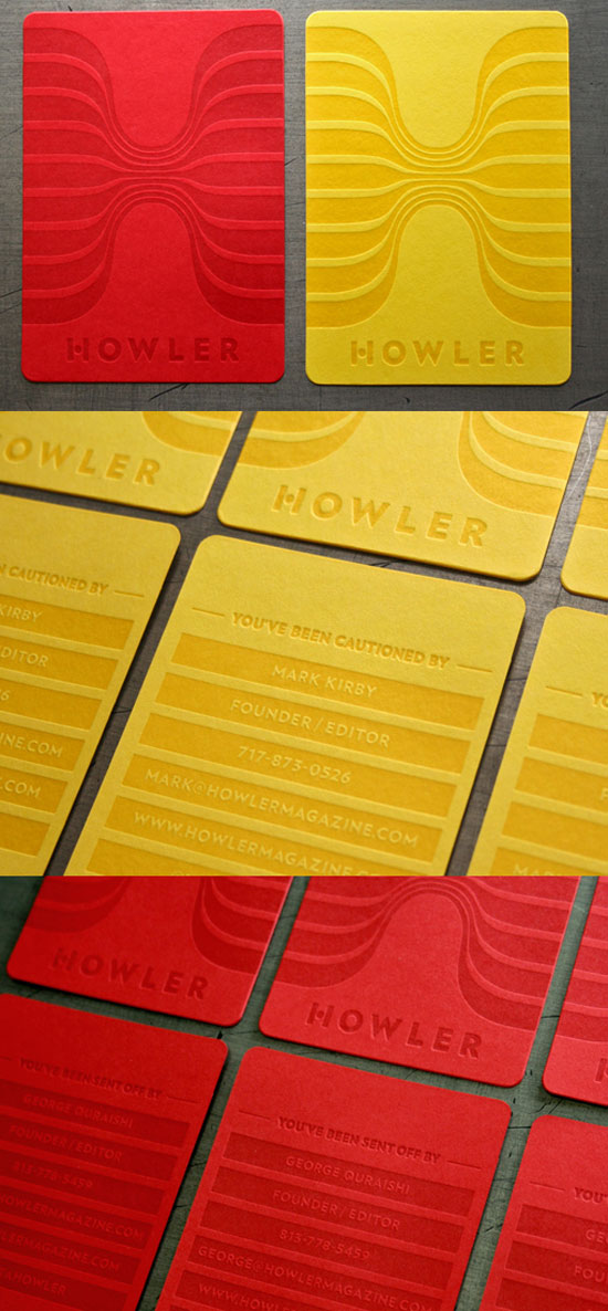 Howler Magazine Business Card