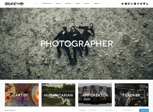 22 website Portfolio tuyệt đẹp của các nhà nhiếp ảnh