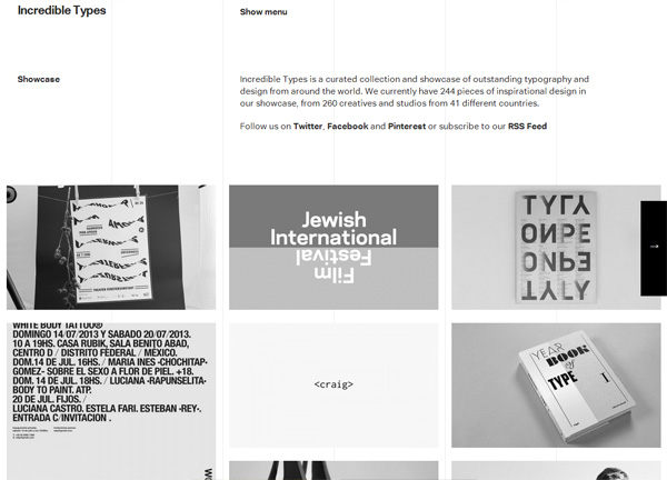 12 website sở hữu bộ sưu tập Typography ấn tượng