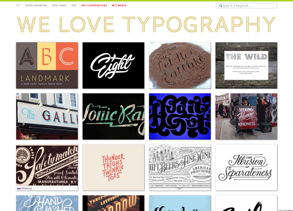12 website sở hữu bộ sưu tập Typography ấn tượng