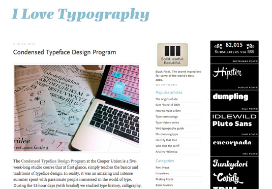 18 nguồn tạo Typography cho website của bạn (P.1)