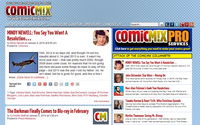 15 mẫu website thuộc ngành công nghiệp truyện tranh