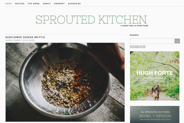 sprouted kitchen thiet ke web