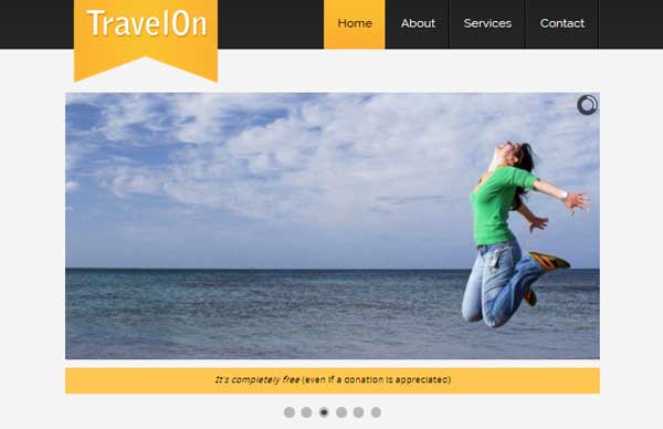 travel on thiet ke website du lịch