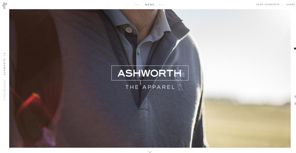 ashworth golf man thiet ke web chuyen nghiep