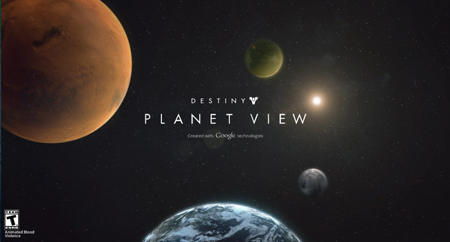 destiny planet thiet ke website dep