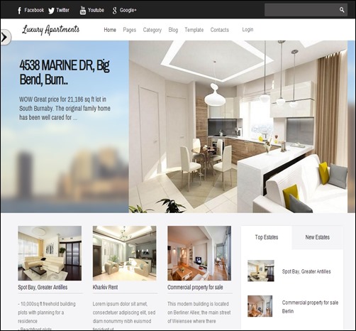 luxury apartment real estate website templates3 thumb thiet ke website bat dong san
