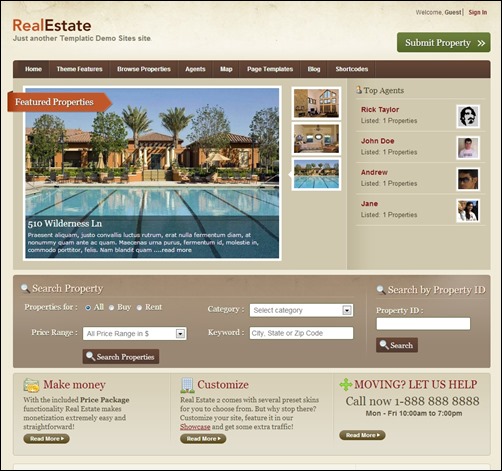 real estate 2 real estate web design inspiration thumb thiet ke website bat dong san