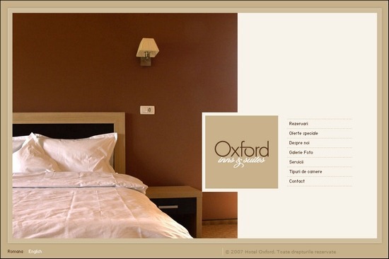 Oxford Inn and Suites thiet ke website khach san