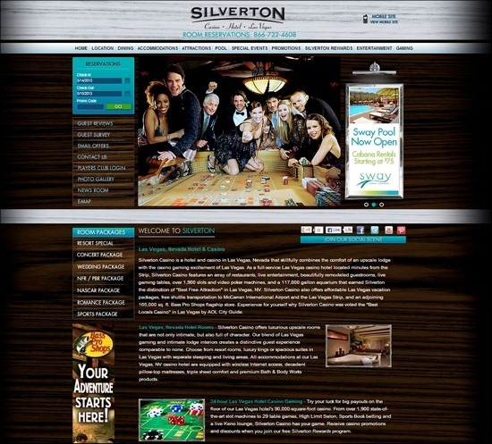 Silverton Casino thiet ke website khach san