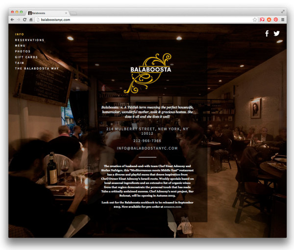balaboosta restaurant 600x510 thiet ke web nha hang