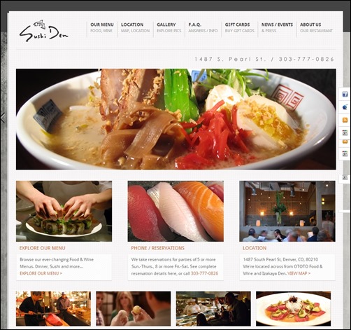 sushi den best restaurant websites thumb thiet ke web nha hang