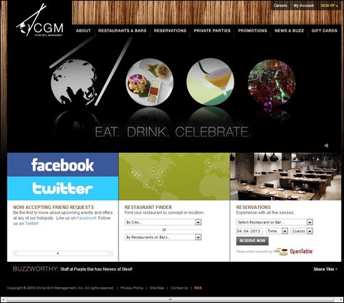 china grill asian restaurant website designs thumb thiet ke web nha hang