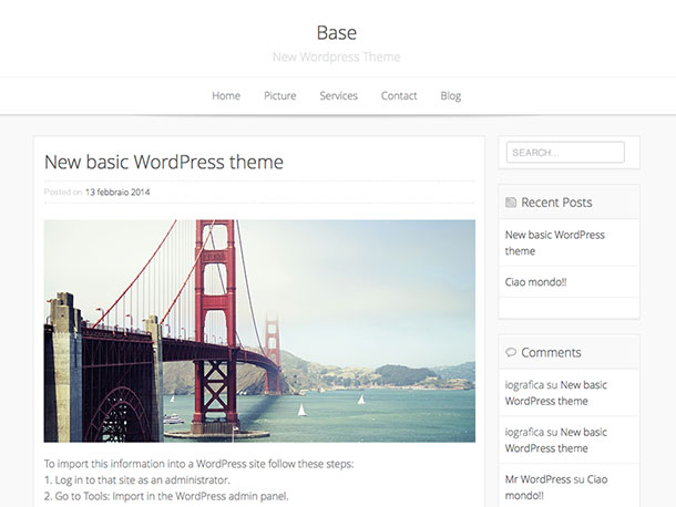 base wp wordpress theme woocommerce thiet ke web
