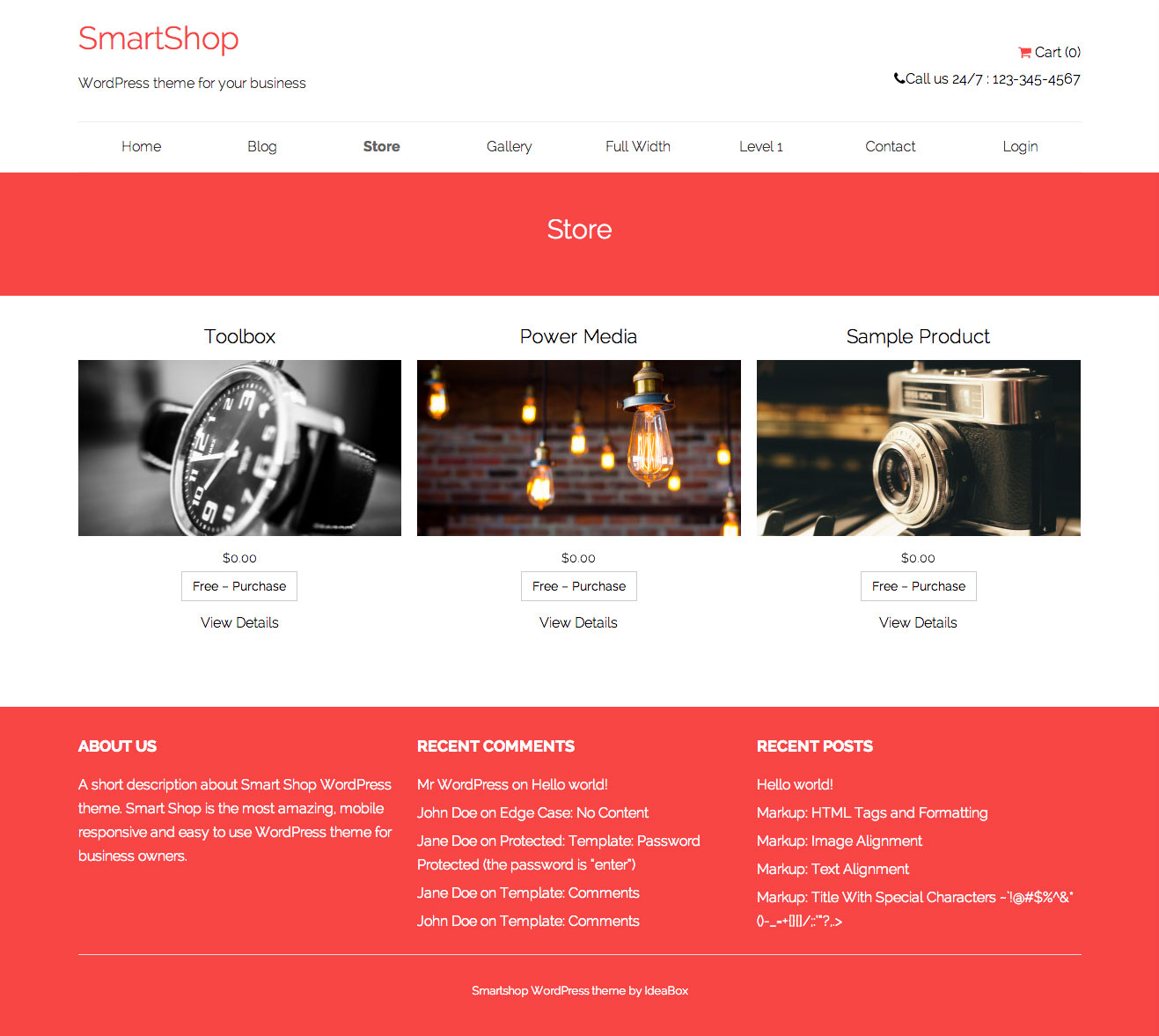 smartshop free theme woocommerce thiet ke web