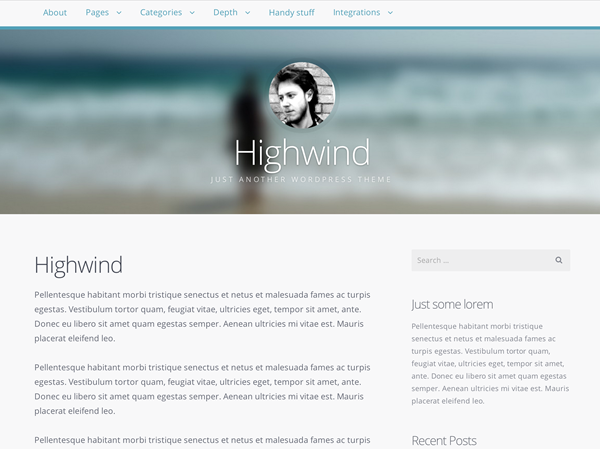 highwind free wordprees theme thiet ke web