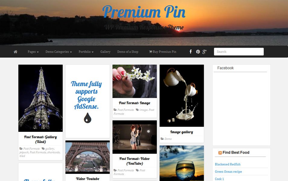 pr pin free portfolio wordpress theme thiet ke web