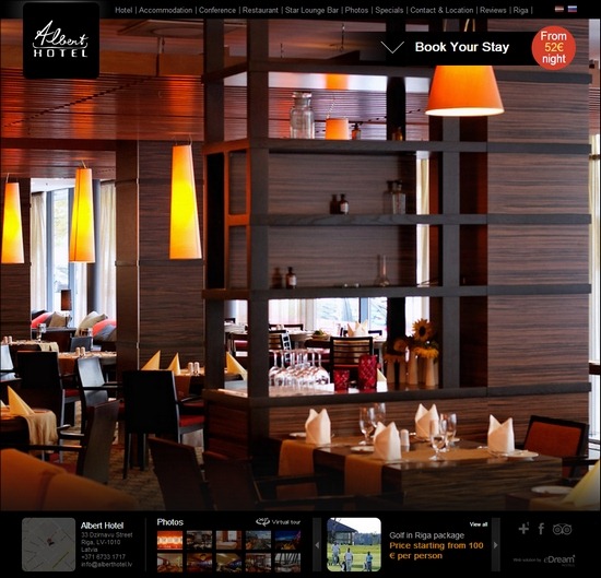 Trang web khách sạn albert-hotel
