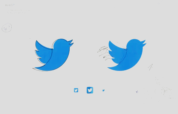 về bản thiết kế logo Twitter