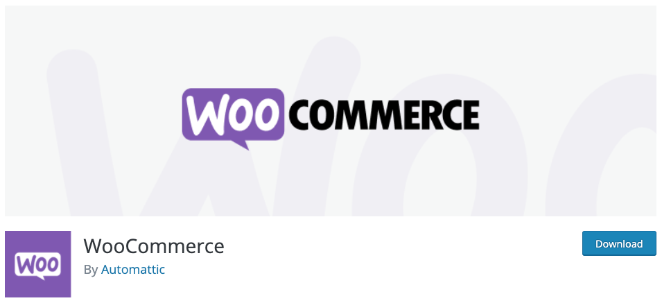 wordpress plugins: woocommerce