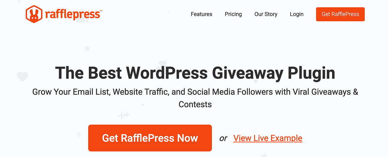 wordpress plugins: rafflepress