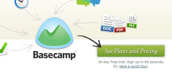 basecamphq.com Call to action button