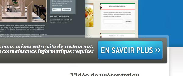 liveresto.com Call to action button